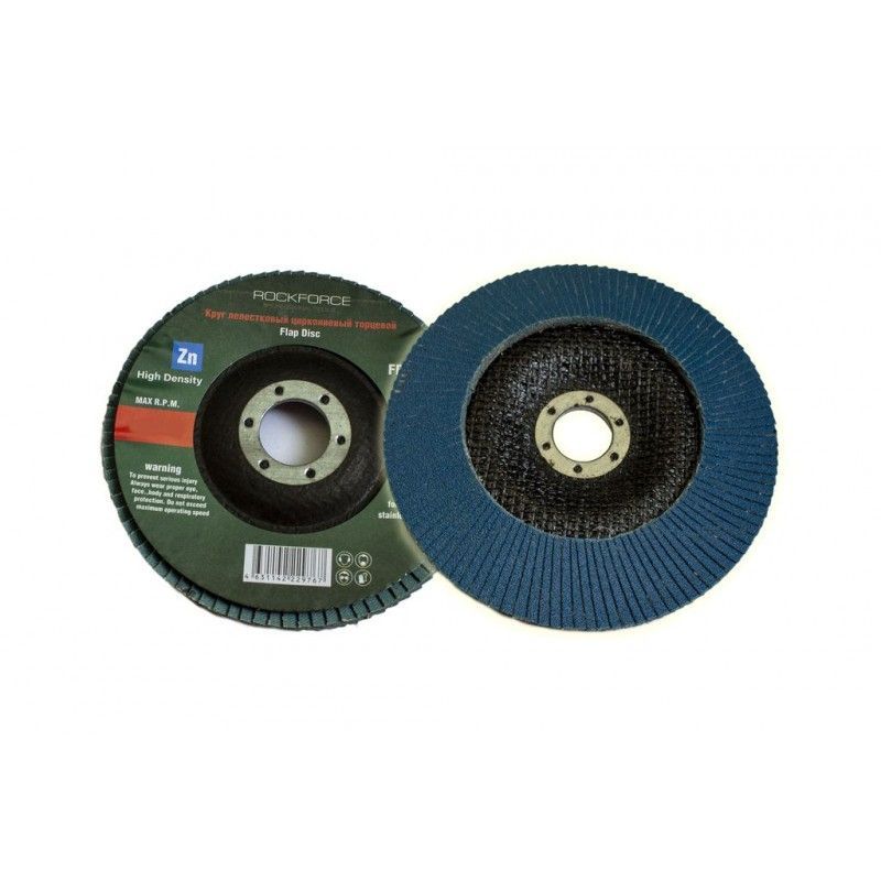 Круг лепестковый торцевой 125х22мм (P120) Rock FORCE RF-FD5120G