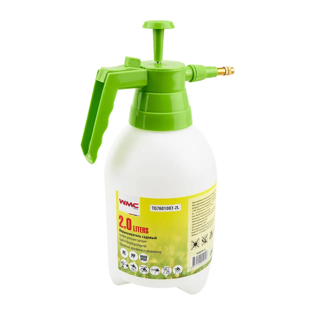 Опрыскиватель переносной ручной садовый пластиковый 2л  ...WMC TOOLS TG7601007-2L
