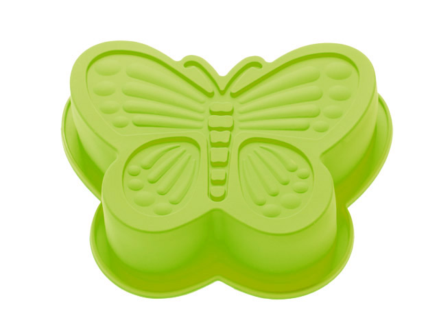 Форма для выпечки, силиконовая, бабочка, 16.5х13.5х3.5 см, зеленая  ...PERFECTO LINEA 20-001313
