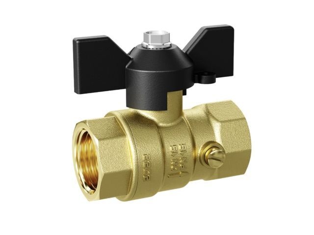 Кран шаровый для манометра 1/2" вн.-вн. бабочка 2М, LD LD.44.340.15.2.20 Кран шаровый для манометра 1/2" вн.-вн. бабочка 2М, LD LD.44.340.15.2.20