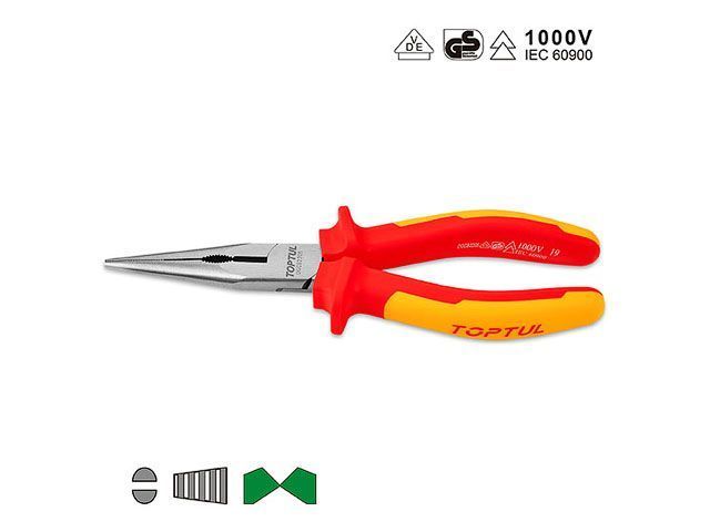 Тонкогубцы 150мм диэлектрические 1000V  Toptul DGCB2206