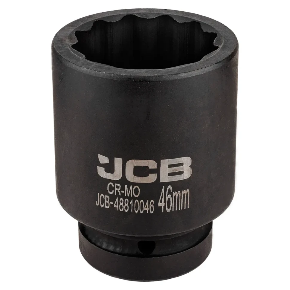 Головка ударная глубокая 46мм (12гр.), 1"  JCB JCB-48810046