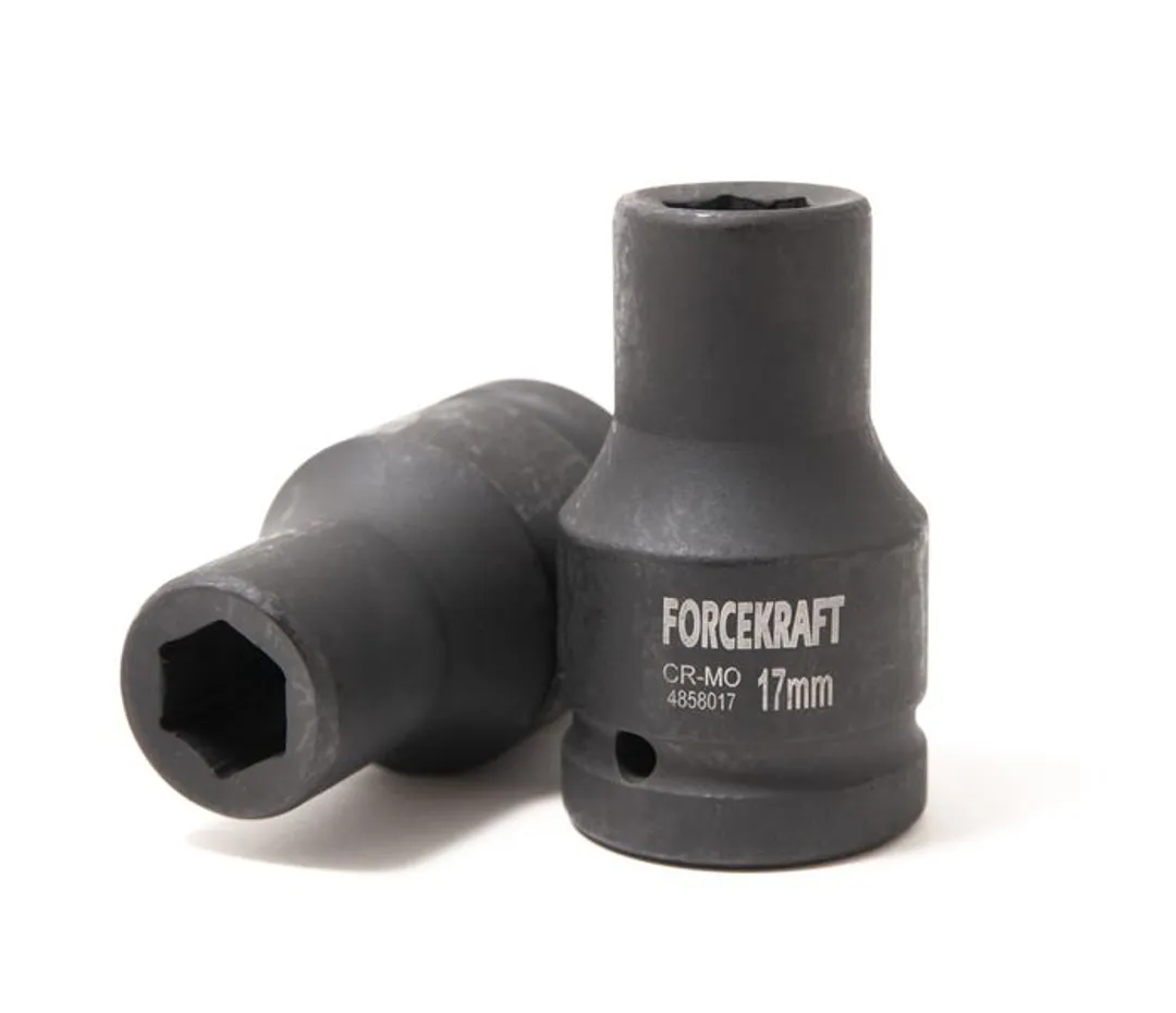 Головка ударная 1", 17мм (6гр.)  FORCEKRAFT FK-4858017