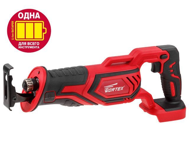 Аккумуляторная сабельная пила 18 В, БЕЗ АКБ,  3000 об.мин, WORTEX CSR1118E0029
