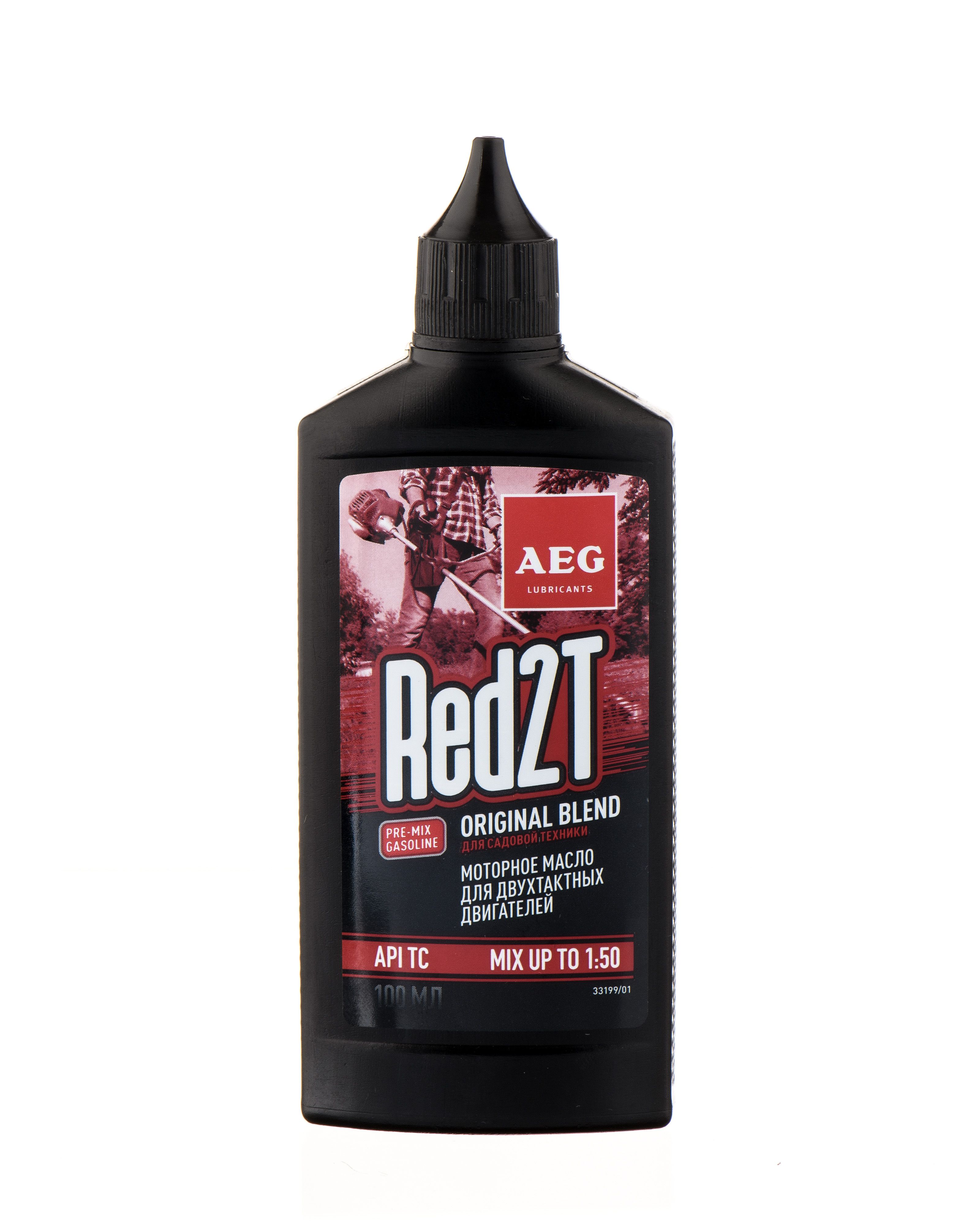 Масло для 2-х тактных двигателей  Universal 2T Motor Oil API TC мин. (100мл)...AEG 33199