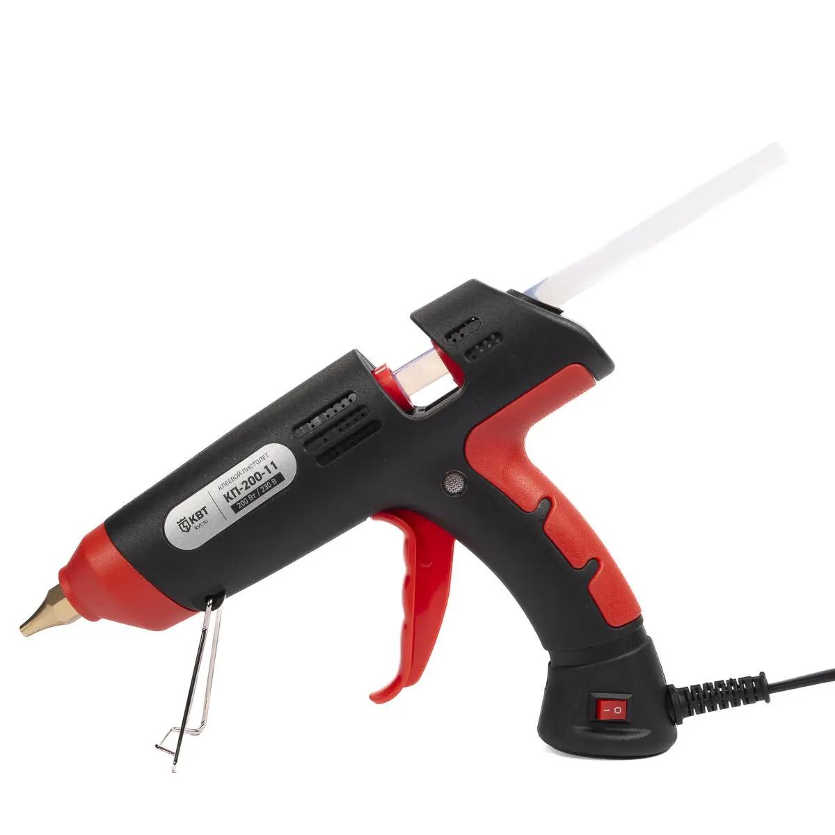 Пистолет клеевой 200 Вт с диаметром стержня 11 мм КП-200-11 серия ПРОФИ ()  ...КВТ 87968