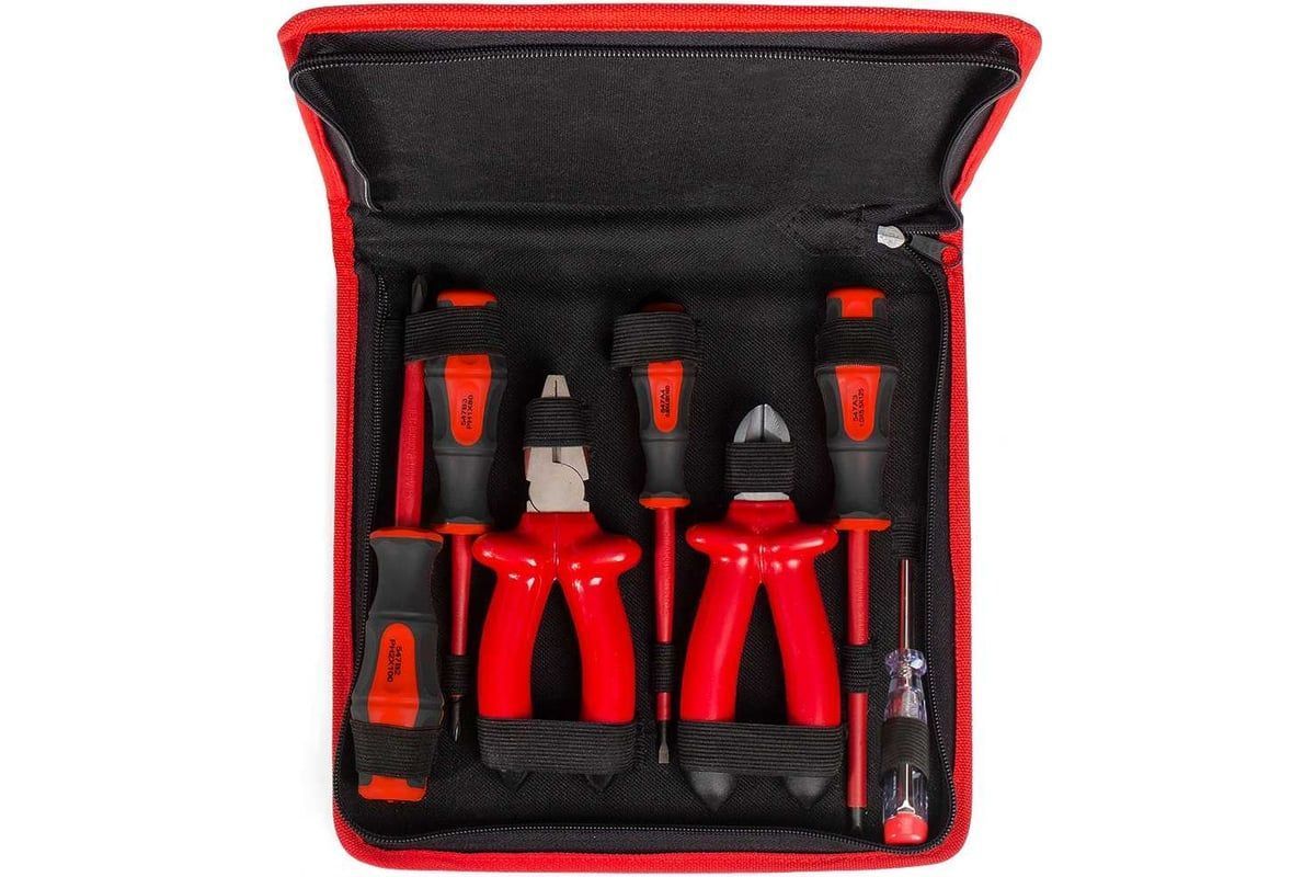 Набор диэлектрического инструмента (7 пр.) НИИ-09 серия ЭКСПЕРТ (КВТ) КВТ 63995