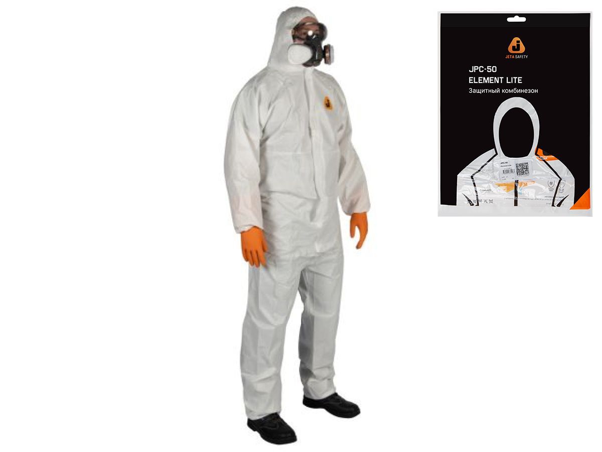 Защитный комбинезон JPC-50 (р-р XXXL) (розн. уп.) JETA SAFETY JPC-50-XXXL