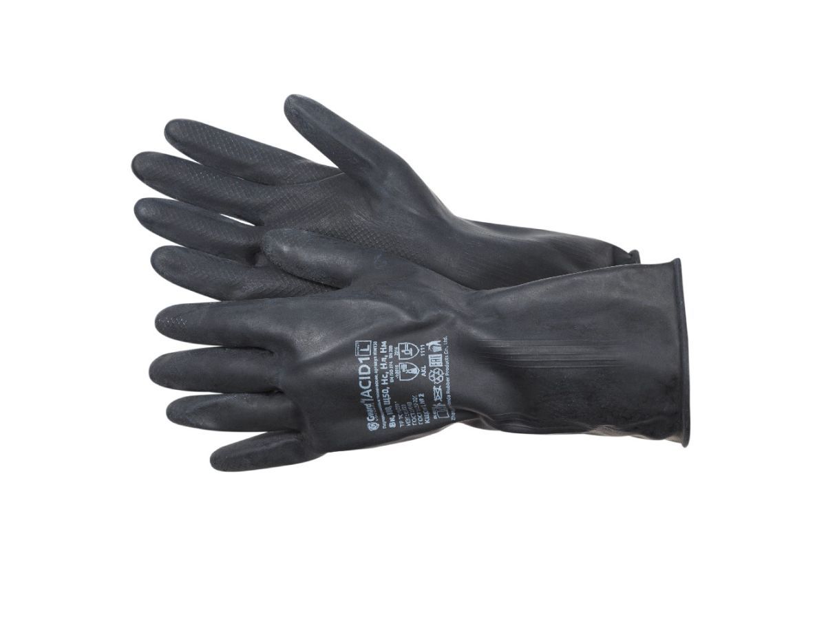 Перчатки КЩС тип 1 р-р 8(M) К80 Щ40, нефть, индивид. уп.  HIM130