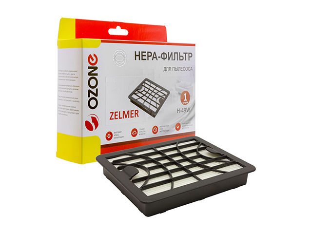 HEPA-фильтр для пылесоса многоразовый моющийся , для пылесосов Zelmer  ...OZONE H-49W
