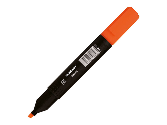 Маркер текстовый CLASSIC 1-5 мм оранжевый скошенный,  INФОРМАТ FFK04O