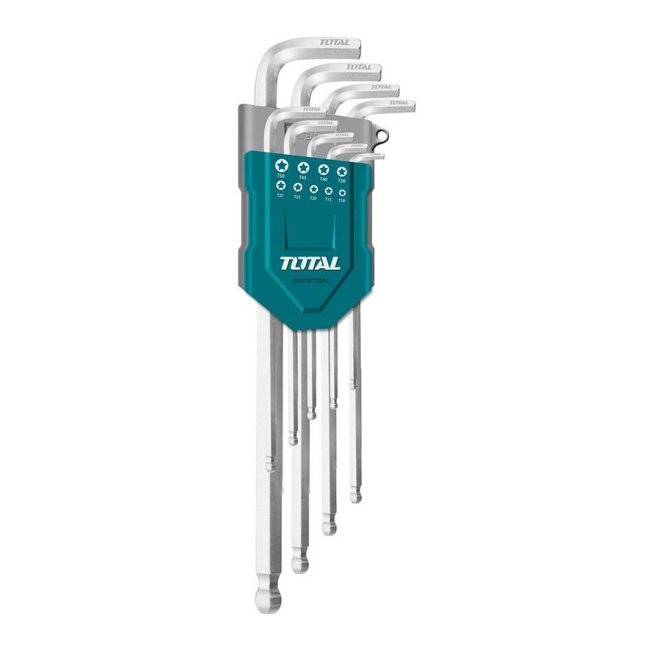 Набор ключей Torx T10-T50 длинных   (9 шт)TOTAL THT106391