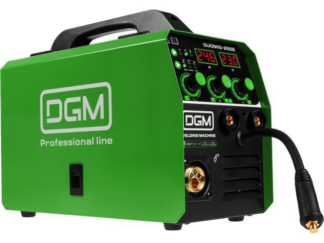 Полуавтомат сварочный DUOMIG-255E (220В, MIG/FLUX/MMA/TIG, евроразъем, смена полярности)  ...DGM DG5822-5
