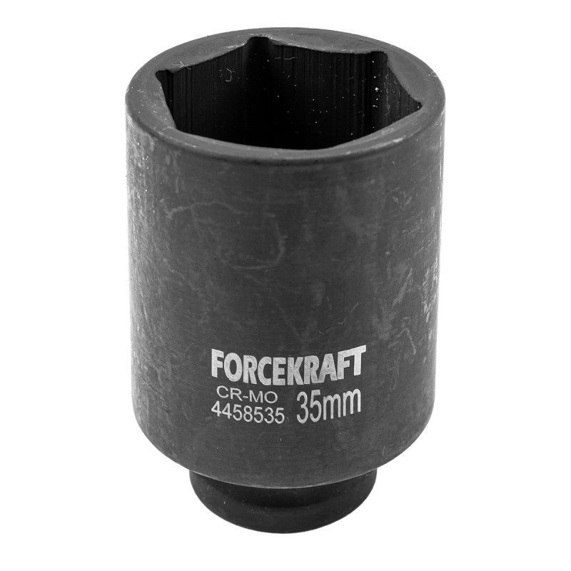 Головка ударная глубокая 1/2",  35мм (6гр.) FORCEKRAFT FK-4458535