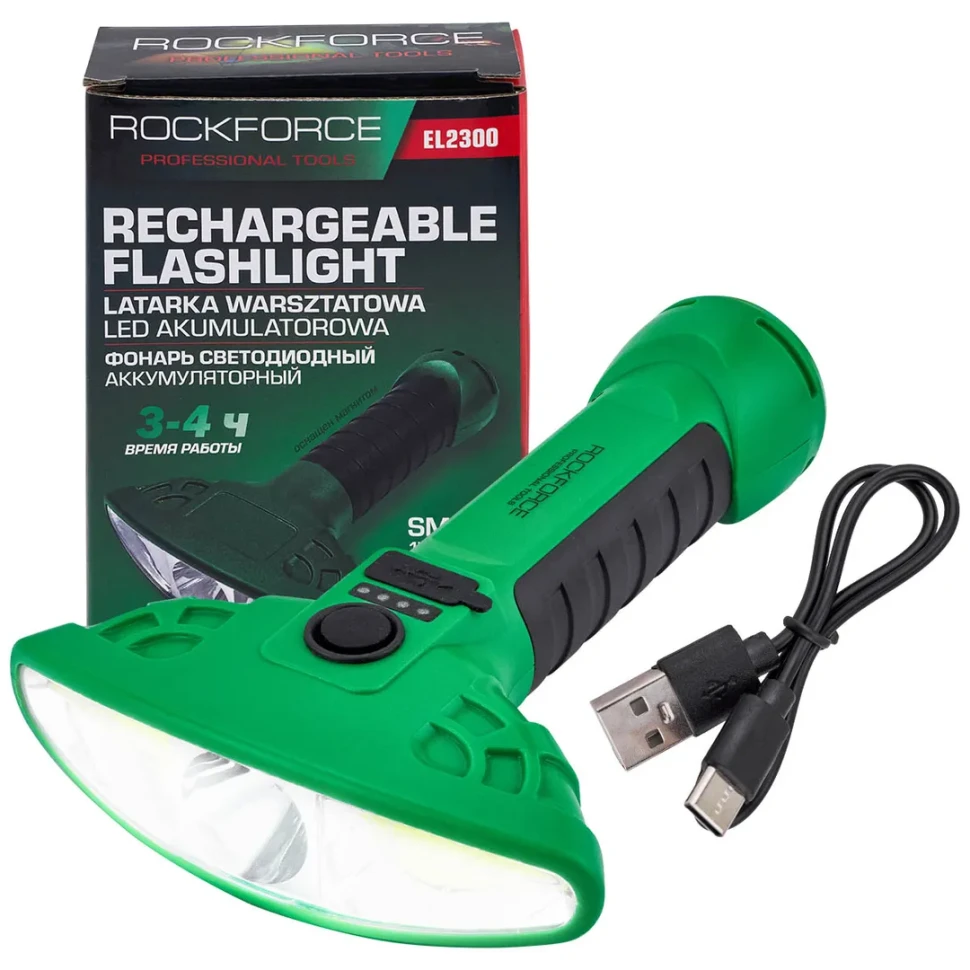 Фонарь светодиодный аккумуляторный RockFORCE Rock FORCE RF-EL2300