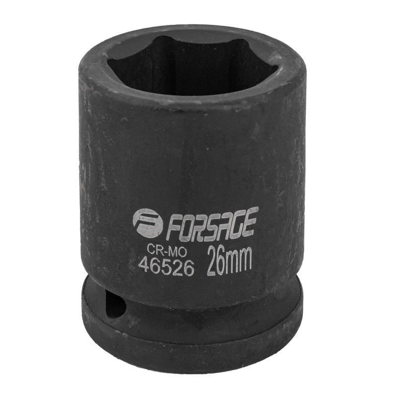 Головка ударная 26мм 6гр. 3/4"  Forsage F-46526