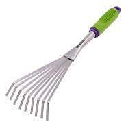 Грабли веерные 9-зубые, 130х420 мм, стальные, пластиковая рукоятка PALISAD ...PALISAD HOME 63007