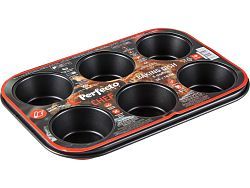 Форма для выпечки, прямоугольная, 6 кексов, 26х18 см, антипригарное покрытие, CHEF  ...