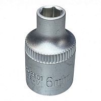 Головка торцевая 3/8" 6гр. 6мм L28мм CrV  