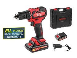 Аккум. дрель-шуруповерт BD 1815 DLi в чем. ,18В, 2АКБ 1.5 А/ч Li-Ion, БЕСЩЁТ., 2 скор., 40 Нм, шуруп...