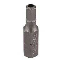 Бита 6-гранная 4ммх25ммL, 1/4'' с отверстием RockFORCE 