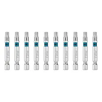 Бита Torx 30х50мм, сталь S2, шестигр., 10 шт. GROSS 