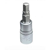 Головка 1/4" с насадкой HEX 5 мм, длина 37 мм  