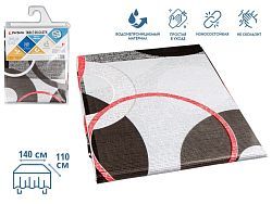 Клеенка столовая, нетканая основа с ПВХ покр., коллекция "DECO", 140х110 см.  ...