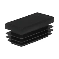 Заглушка для труб прям. 20х40 мм (6 шт в зип-локе)  