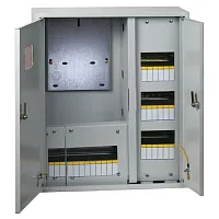 Щит учетно-распред. навесной ЩУРн 3/30 двухдверный (580х490х165) IP31 PROxima  ...