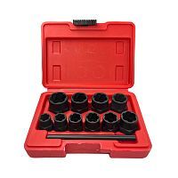 Набор экстракторов для демонтажа поврежденных болтов и гаек (10 предметов) Хорекс Авто ...