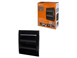 Бокс ЩРВ-П-24 модуля встраиваемый пластик IP41, Антрацит  