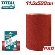Шлифовальная бумага 11,5x500см P80  TOTAL TAC08065