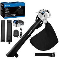 Воздуходувка-пылесос аккумуляторная , 20В, 2АКБ 5,0 А/ч, DEKO DKBL22 ...