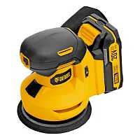 Машина шлифовальная эксцентриковая аккумуляторная CROSH-20-125, Li-Ion, 20 В  1АКБ 2,0 А/Ч,  ...