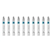 Бита PZ2х50мм, сталь S2, шестигр., 10 шт. GROSS 