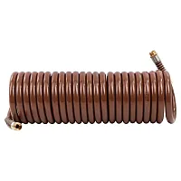 Шланг витой полиуретановый 12мм х 18мм х 10м с резьбовыми наконечниками 1/2"  ...