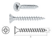 Шуруп универсальный 3.0х25 мм белый цинк (50 шт в зип-локе)   ...STARFIX SMZ1-47605-50