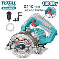 Плиткорез,220V, 110мм, 1400Вт, 13000 об/мин,   