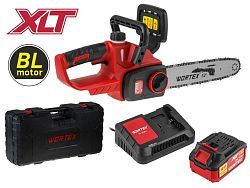 Аккум. пила цепная CEC 3018-1 в чем. XLT SET БЕСЩЁТ., 18 В, 30 см (1 акб. 4 Ач, ЗУ, шина 30 см, 3/8&...