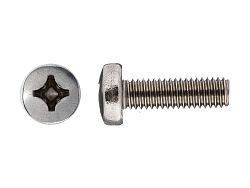 Винт М3х8 мм полусфера, нерж.сталь (А2), DIN 7985 (500 шт в упак)  ...