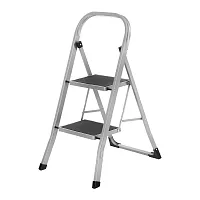 Стремянка стальная, 2 широкие ступени 20х30 см с полимерным покрытием  СИБРТЕХ ...