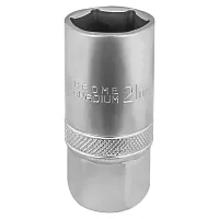 Головка свечная 21мм 1/2" (6гр.) RockFORCE LIGHT 