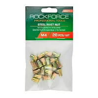 Заклепки резьбовые стальные М4 (20шт./к-т) RockFORCE 