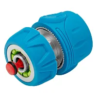 Соединитель быстросъемный 1/2", аквастоп, алюминий, TPR, LUXE PALISAD ...