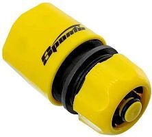 Соединитель пластмассовый быстросъемный для шланга 3/4", аквастоп SPARTA ...