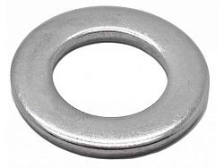 Шайба М4 плоская, нерж.сталь (А2), DIN 125 (100 шт в зип-локе)  