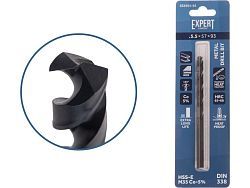 Сверло по металлу ц/х 5.5х57х93 мм HSS-Co Black EXPERT (кобальт 5%)  