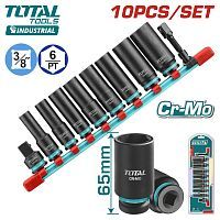 Набор ударных головок 3/8 "   (10 шт)