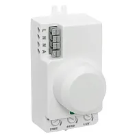 Микроволновый датчик движения бел. 1200Вт 360гр. до 10м IP20 MW-700...